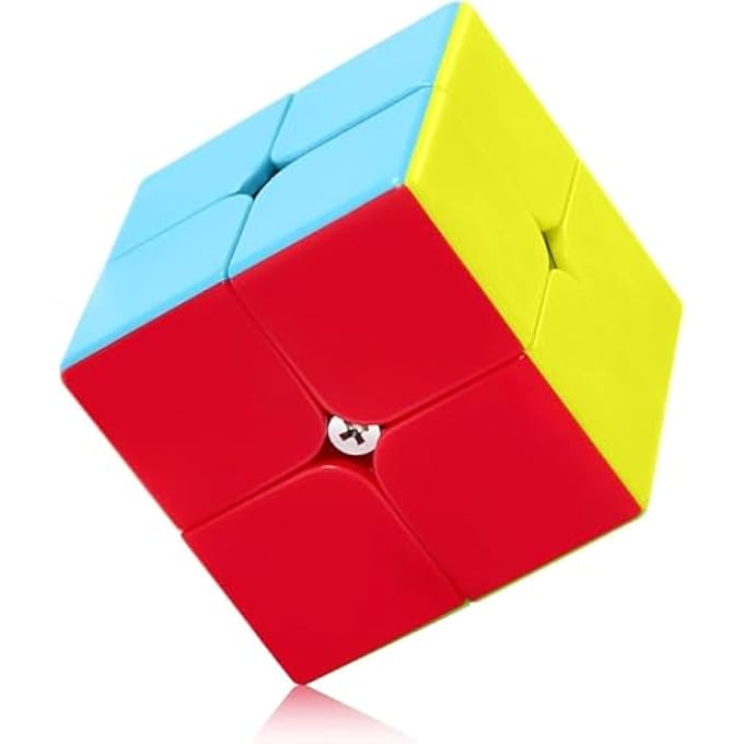 SPEED CUBE PROFESSION 2X2 FAST CUBE - FAST SMOOTH TURNING - SOLID DURABLE & STICKERLESS FROSTED, BEST 3D PUZZLE MAGIC TOY - TURNS QUICKER THAN ORIGINAL - Image 1